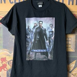 Matrix Sci-Fi Movie Black Graphic T-Shirt